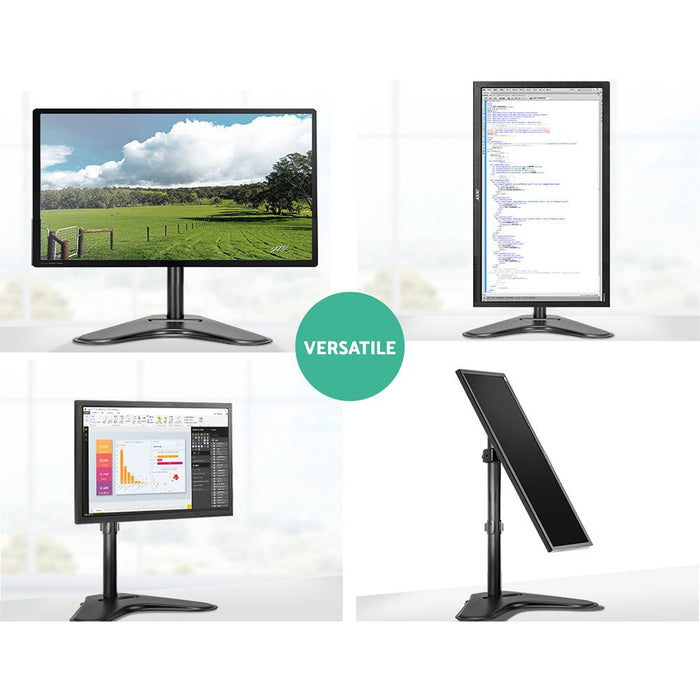 Artiss Monitor Arm Stand Single Black -Home Living Store - -  