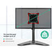 Artiss Monitor Arm Stand Single Black -Home Living Store - -  