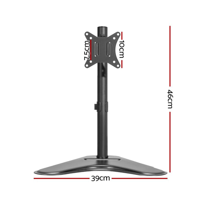 Artiss Monitor Arm Stand Single Black -Home Living Store - -  