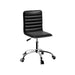 Artiss Office Chair Computer Desk Gaming Chairs PU Leather Low Back Black -Home Living Store - -  
