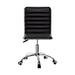Artiss Office Chair Computer Desk Gaming Chairs PU Leather Low Back Black -Home Living Store - -  
