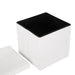 Artiss Ottoman Storage Foot Stool Square Teddy Fabric Pink -Home Living Store - -  