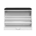 Artiss Shoe Cabinet Bench Shoes Storage Rack Organiser Drawer White 15 Pairs -Home Living Store - -  