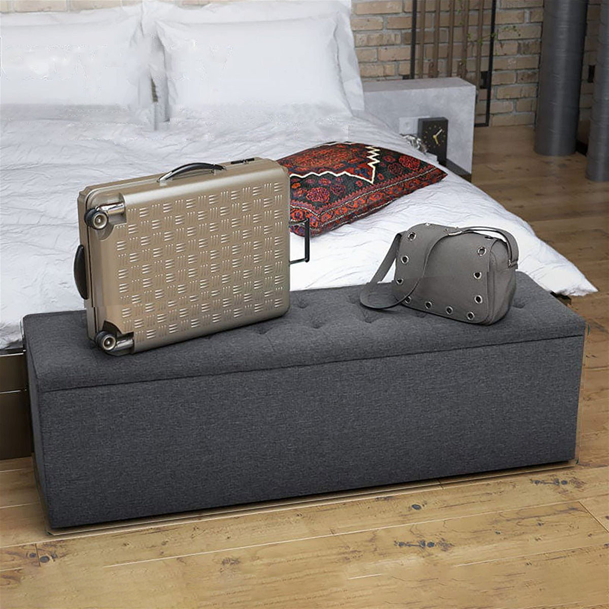Storage ottoman blanket box online