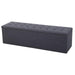 Artiss Storage Ottoman Blanket Box 140cm Linen Dark Grey -Home Living Store - -  
