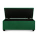 Artiss Storage Ottoman Blanket Box 140cm Velvet Green -Home Living Store - -  