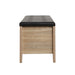 Artiss Storage Ottoman Blanket Box Leather Oak -Home Living Store - -  