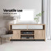 Artiss TV Cabinet Entertainment Unit 140cm Oak Ken -Home Living Store - -  