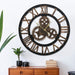 Artiss Wall Clock 80CM Large Modern Vintage Retro Luxury Art Metal Home Decor -Home Living Store - -  