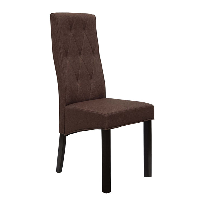 Arya Fabric Dining Chair (Set of Two) -Home Living Store - -  
