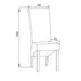 Arya Fabric Dining Chair (Set of Two) -Home Living Store - -  