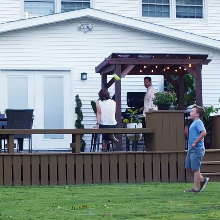 Backyard Discovery Saxony Grill/BBQ Electric Gazebo -Home Living Store - -  