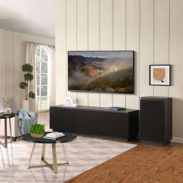 BROADWAY2250BLK Entertainment Unit by Tauris™ -Home Living Store - -  