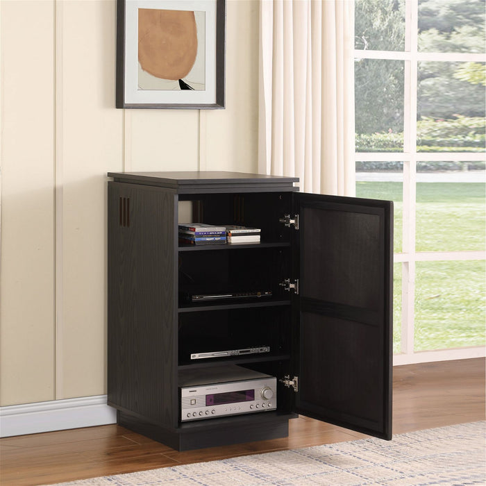 BROADWAY HiFi BLACK Oak Entertainment Rack by Tauris™ -Home Living Store - -  