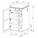 BROADWAY HiFi BLACK Oak Entertainment Rack by Tauris™ -Home Living Store - -  