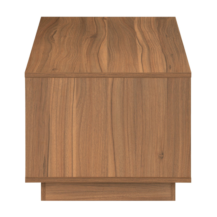 Tauris BURBANKCTWAL Coffee Table – Walnut Finish with Drawers & Shelves