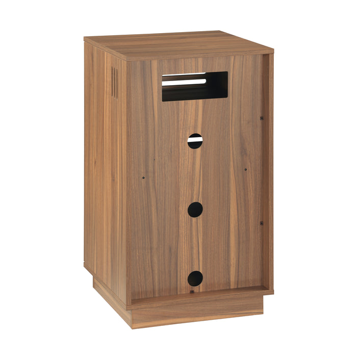 BURBANK HIFI Unit – Classic Walnut Audio Cabinet with Ventilated Slotted Doors by Tauris