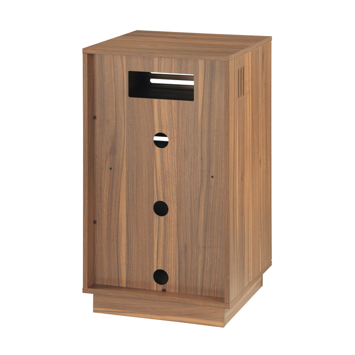 BURBANK HIFI Unit – Classic Walnut Audio Cabinet with Ventilated Slotted Doors by Tauris