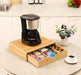 Bamboo K-Cup Coffee Pod Holder Storage Organizer  for Kitchen, Jewelry and Cosmetic -Home Living Store - -  
