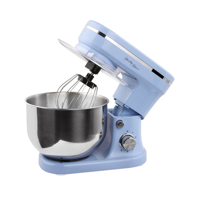 1200W Mix Master 5L Kitchen Stand Mixer w/Bowl/Whisk/Beater - Blue-#product_category#-Home Living Store