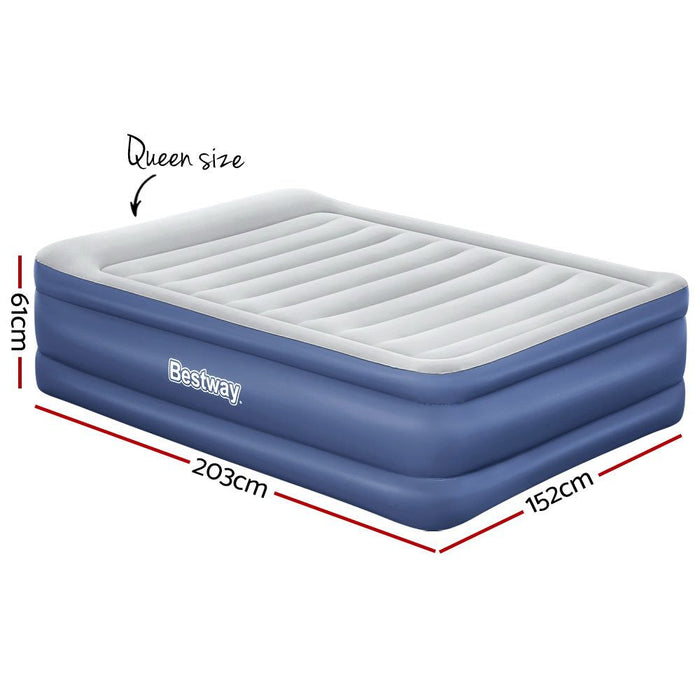 Bestway Air Bed Beds Queen Mattress Inflatable TRITECH Airbed -Home Living Store - -  