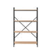 ASPECT 1300 Bookcase Oak/Black by Workzone™ -Home Living Store - -  