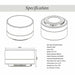 Bluetooth Speakers Portable Wireless Speaker Music Stereo Handsfree Rechargeable (Red) -Home Living Store - -  