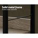 Bookshelf Display Shelves Metal Bookcase Wooden Book Shelf Wall Storage -Home Living Store - -  