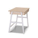 Borg 1000mm Metal Desk with Drawer - White with Oak Top -Home Living Store - -  
