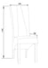 Bran Dining Chair in Brown Fabric, with Rubberwood Legs in Textured Dry Grey Oak Finish (Set of Two) -Home Living Store - -  