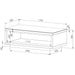 Brunswick Coffee Table 1200mm Oak by Criterion - Home Living Store - Coffee Table