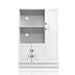 Buffet Sideboard Cabinet Storage Cupboard Doors White Kitchen Hallway -Home Living Store - -  
