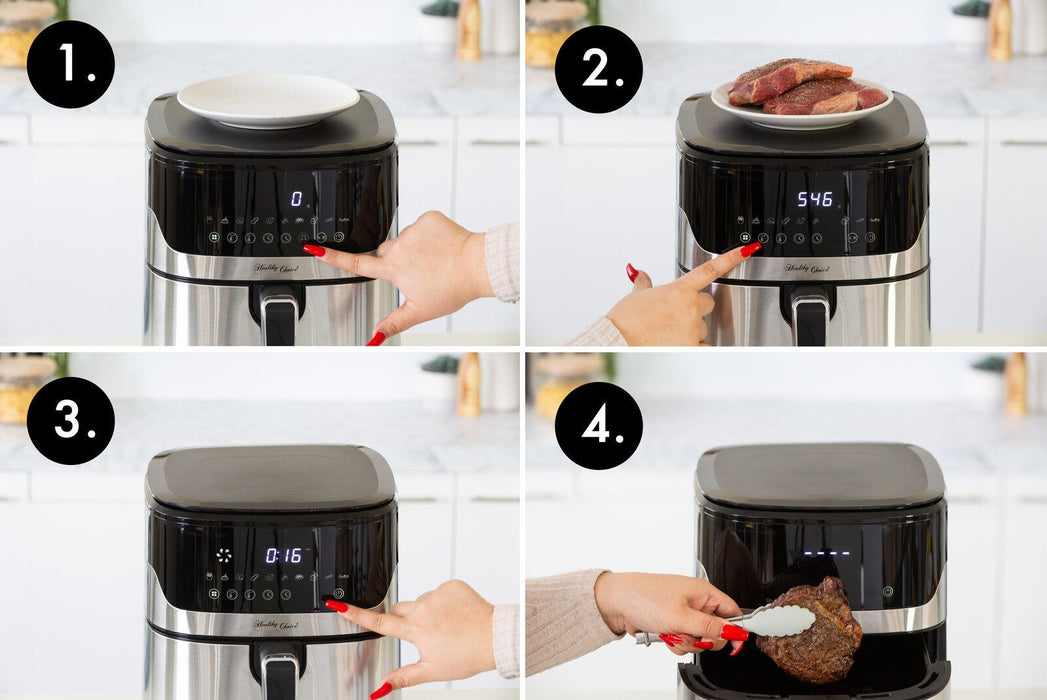 7L Air Fryer Wiz w/ Built-In Scale, 200C, 9 Cooking Programs-#product_category#-Home Living Store