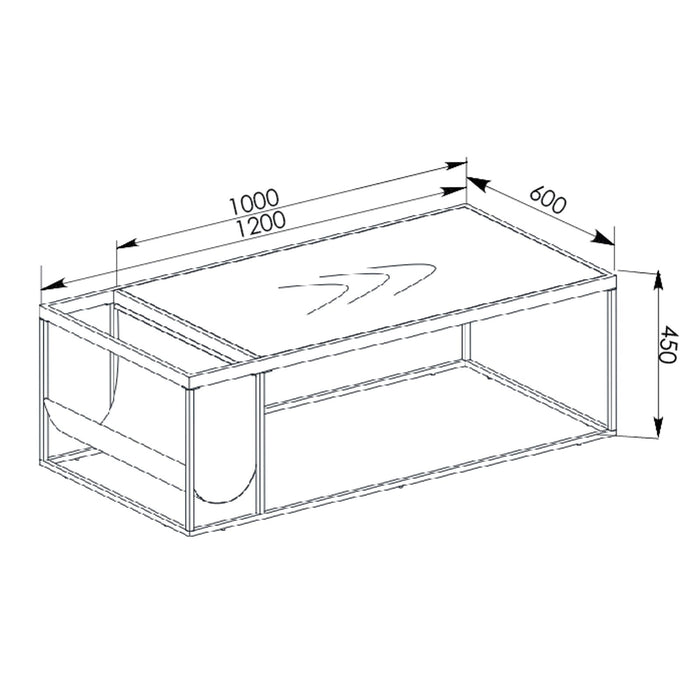 CALM Coffee Table by Urban Style -Home Living Store - -  
