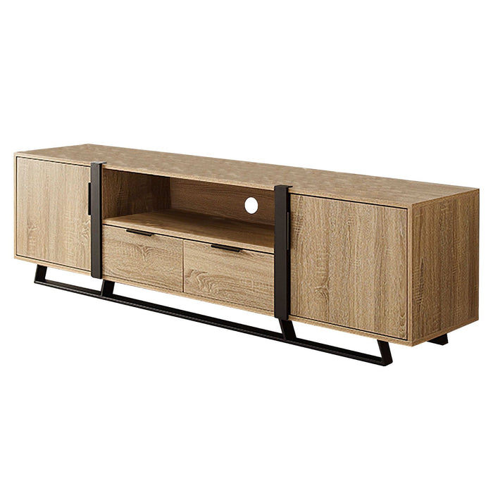 CAPRI Entertainment Unit, TV Cabinet, TV Unit - Oak by Criterion - Home Living Store - Entertainment Unit