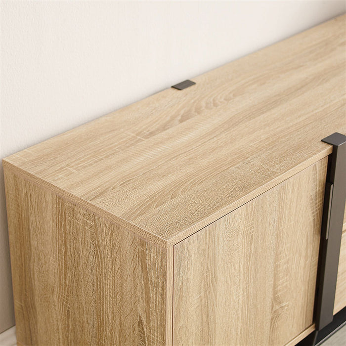 CAPRI Entertainment Unit, TV Cabinet, TV Unit - Oak by Criterion - Home Living Store - Entertainment Unit