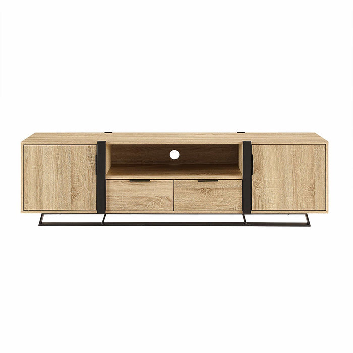 CAPRI Entertainment Unit, TV Cabinet, TV Unit - Oak by Criterion - Home Living Store - Entertainment Unit