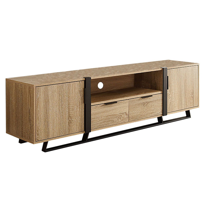 CAPRI Entertainment Unit, TV Cabinet, TV Unit - Oak by Criterion - Home Living Store - Entertainment Unit