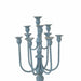Candelabra Candle Holder Blue Rustic Finish by Urban Style -Home Living Store - -  