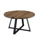 Capri Round Coffee Table - Dark Oak by Criterion - Home Living Store - Coffee Table