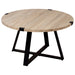 Capri Round Coffee Table - Oak by Criterion - Home Living Store - Coffee Table