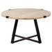 Capri Round Coffee Table - Oak by Criterion - Home Living Store - Coffee Table