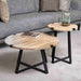 Capri Round End Table - Oak by Criterion - Home Living Store - End Table