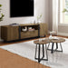 Capri Round End Table Table - Dark Oak by Criterion - Home Living Store - End Table