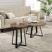 Capri Round End Table Table - Dark Oak by Criterion - Home Living Store - End Table