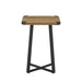 Capri Square End Table - Dark Oak, Black by Criterion™ -Home Living Store - -  