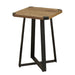 Capri Square End Table - Dark Oak, Black by Criterion™ -Home Living Store - -  