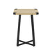 Capri Square End Table - Oak, Black by Criterion™ -Home Living Store - -  
