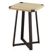 Capri Square End Table - Oak, Black by Criterion™ -Home Living Store - -  