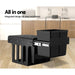 Cefito 2x15L Pull Out Bin - Black -Home Living Store - -  